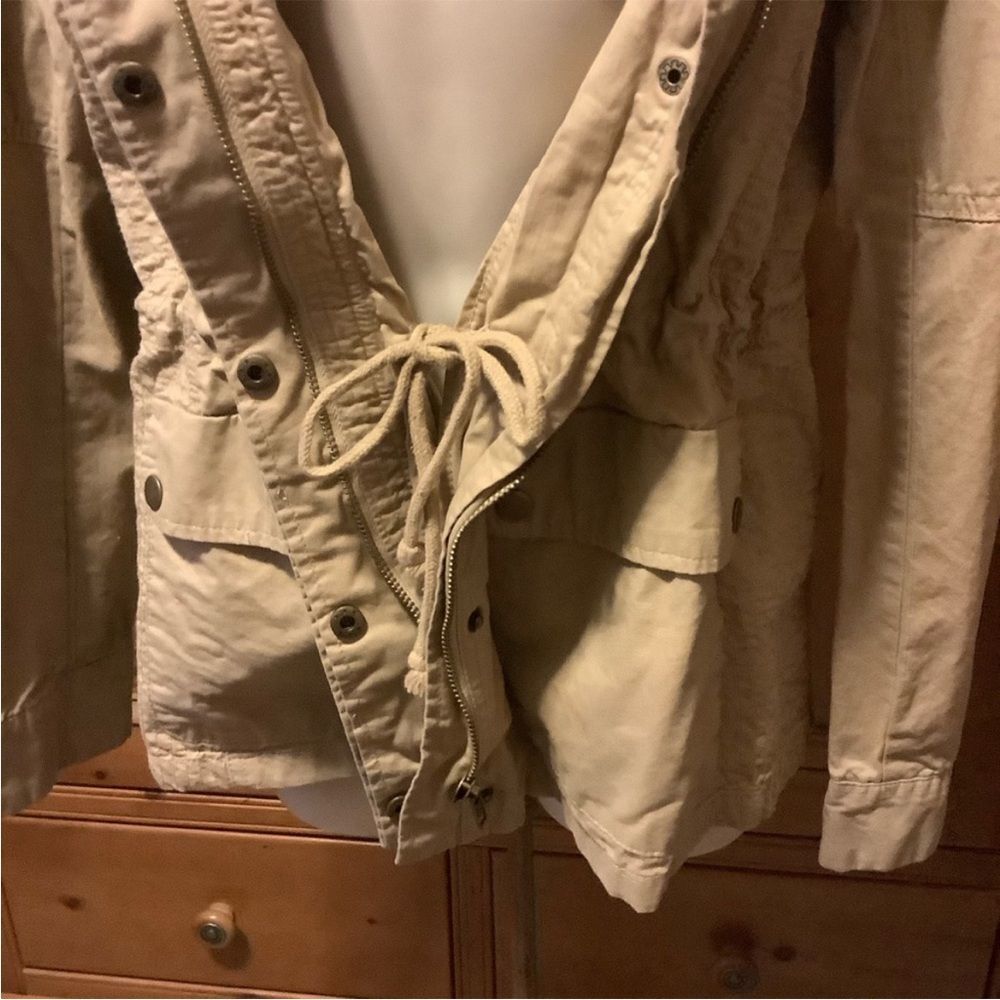 Love Tree Jacket, light weight, cotton, pale pink color, size large - Picture 6 of 7